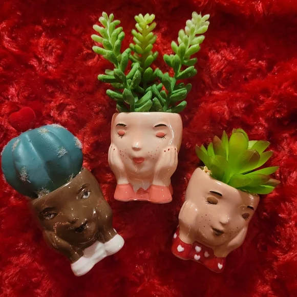 Kohl's Celebrate Together™ Valentine's Day Artificial Succulent Planter 3-pieces - Picture 3 of 16